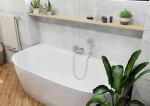 Vanová baterie SAT Feel bez sprchového setu 150 mm chrom SATBSFEEL222 SATBSFEEL222