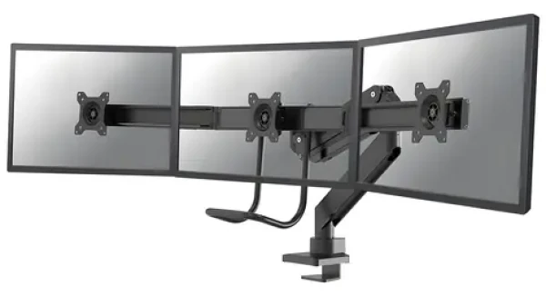 Neomounts NM-D775DX3 černá / Držák pro 3 monitory / 17-27" / svorka / plný pohyb (NM-D775DX3BLACK)