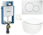 Závěsný WC set Geberit k zazdění SAT Fusion SIKOGZTORFUS01 SIKOGZTORFUS01