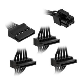 Kolink KL-CBR-SAT Napájecí kabel / 3x SATA / 1x 6 pin pro připojení ke zdroje (KL-CBR-SAT)