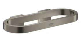Grohe Držák na ručník kartáčovaný Hard Graphite / Držák na ručník / Kov / Skryté upevnění / 200 mm (41035AL0)