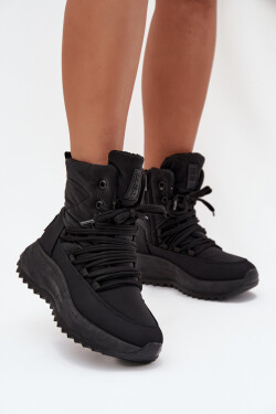 Dámské sněhule na zip Big Star – černé Velikost: 41