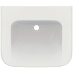 IDEAL STANDARD - Contour 21+ Umyvadlo bezbariérové 65x56 cm, bez přepadu, bez otvoru pro baterii, SmartGuard+, bílá E3624HY