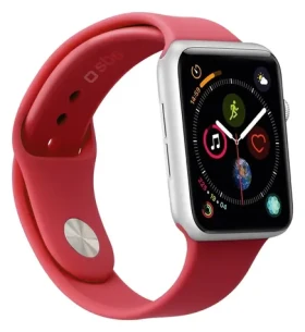 SBS Řemínek pro Apple Watch 40 mm červený / Řemínek / Velikost M/L