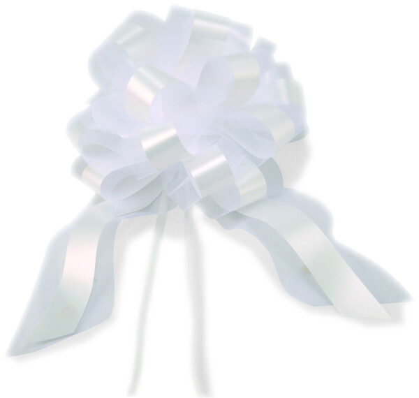 Mašle bílé 10 ks 22 cm Mašle bílé 10 ks 22 cm