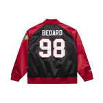 Mitchell & Ness Pánská bunda Chicago Blackhawks NHL Connor Bedard #98 Player Lightweight Satin Jacket Velikost: XL