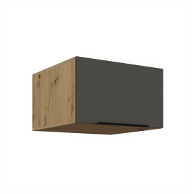 Horní skříňka Aria 60 NAGU-36 1F Barva korpusu: Dub artisan, Barva dvířek: GR - Graphite AFM