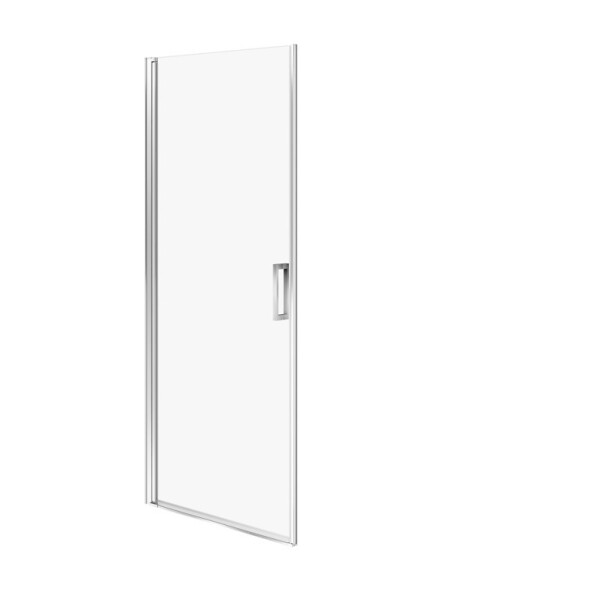 CERSANIT - Sprchové dveře MODUO, plné, s panty, 80x195, čiré sklo S162-020