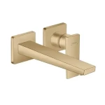 Hansgrohe Metropol - Umyvadlová baterie pod omítku | 2-otvorová instalace | kartáčovaný bronz (32526140)