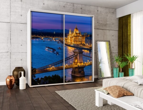 FRONTI Šatní skříň PENELOPA 205 Budapešť 6922