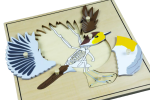 Moyo Montessori Moyo Montessori Puzzle s kostrou - pták