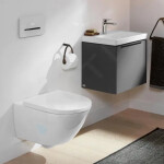 VILLEROY & BOCH - Subway 3.0 Závěsné WC se sedátkem SoftClosing, TwistFlush, CeramicPlus, alpská bílá 4670TSR1