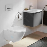 VILLEROY & BOCH - Subway 3.0 Závěsné WC, TwistFlush, AntiBac, CeramicPlus, Stone White 4670T0RW