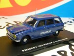 PEUGEOT 204 BREAK Gendarmerie - ATLAS 1:43