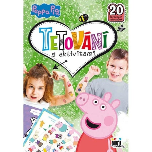 Tetování s aktivitami Prasátko Peppa