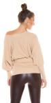 Sexy vypasovaný svetr 9295 - In Stylefashion UNI hnědá
