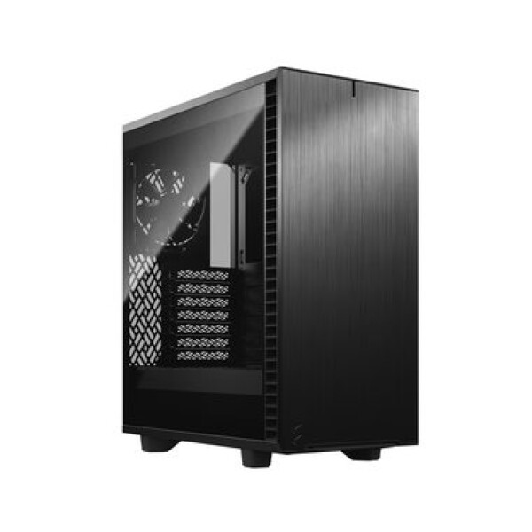 Fractal Design Define 7 Compact Dark TG černá / skříň / bez zdroje / 2x USB 2.0 2x 3.0 1x USB-C / průhledná bočnice (FD-C-DEF7C-02)