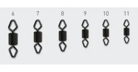 SURETTI Obratlík Rolling Diamond vroubkovaný vel. 9 / Rybářské potřeby / Montáže a návazce