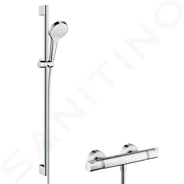 HANSGROHE - Croma Select S Sprchový set s termostatem Ecostat, 2 proudy, chrom 27833400