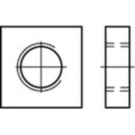 TOOLCRAFT 109043 čtyřhranné matice M10 DIN 562 ocel galvanizováno zinkem 100 ks