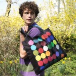 Skládací nákupní taška LOQI POUL GERNES Dots