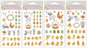 Anděl Anděl, 7901, velikonoční obtisky na vajíčka, kuřátka a vajíčka, mix motivů