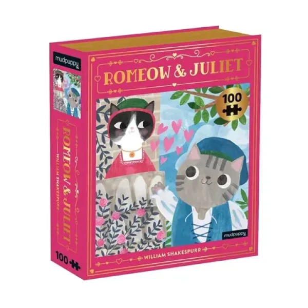 Mudpuppy Puzzle Romeow Juliet Bookish Cats