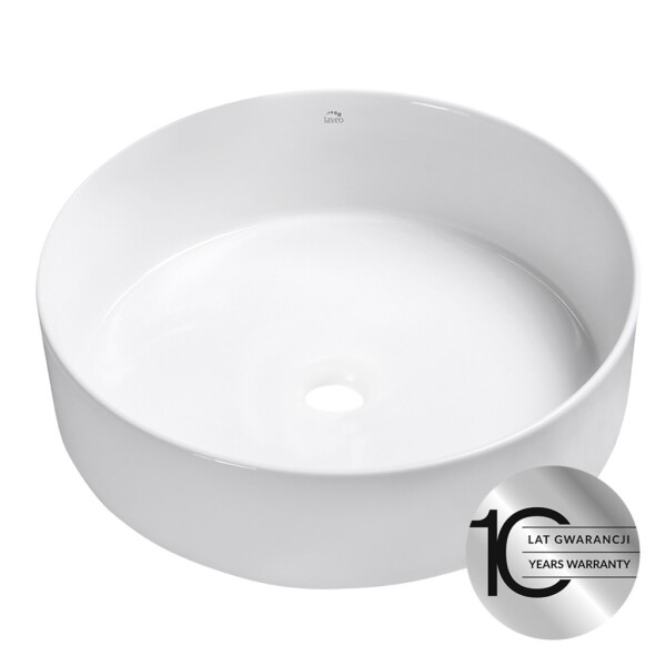 Laveo - Desna - keramické umyvadlo na desku 36x36 VUD_6236