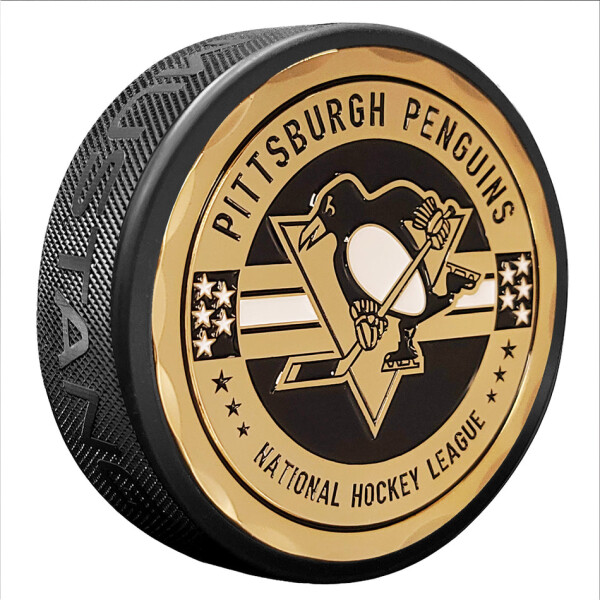 Mustang Puk Pittsburgh Penguins NHL Stars & Stripes Medallion