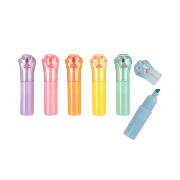 Sada zvýrazňovačů - Kočičí tlapky - Albi