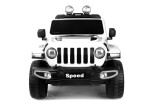 Mamido Elektrické autíčko SPEED 4x4 bílé | 180W | EVA | LED | 2,4Ghz | ECO kůže | 12V7Ah