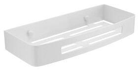 Gedy - SMART polička do sprchy, 300x45x128, bílá mat 241702