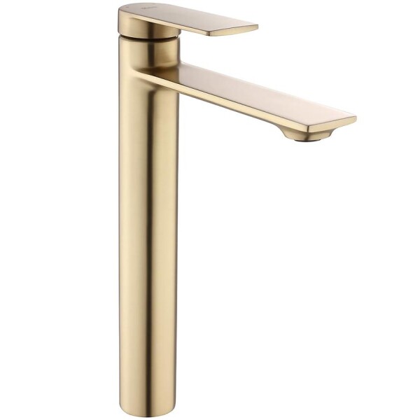 Baterie umyvadlová vysoká REA STORM zlatá kartáčovaná