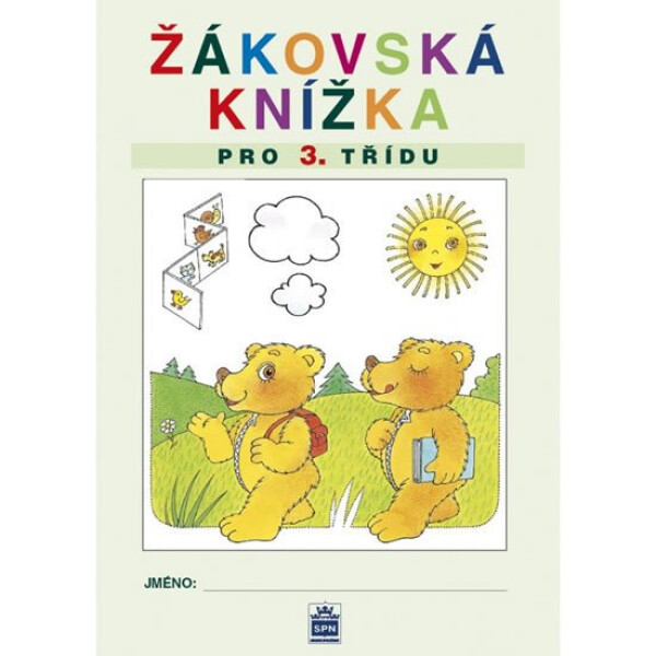 Žákovská knížka pro 3. třídu