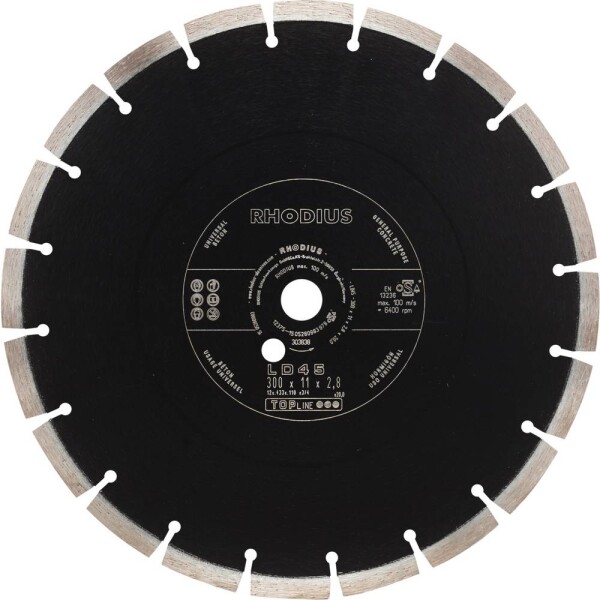 Rhodius LD45 303838 diamantový řezný kotouč 1 ks beton