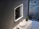 Zrcadlo se senzorem SAT 60x80 cm bílá SATZPOL6080BI SATZPOL6080BI