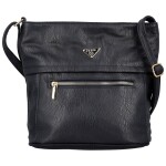 Stylová dámská koženková crossbody kabelka Isména, tmavě modrá