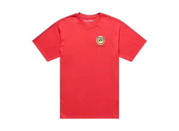 Troy Lee Designs Happy Dayz pánské triko krátký rukáv Scarlet vel. L