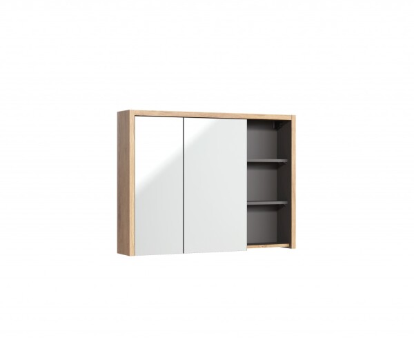 COMAD - Zrcadlová skříňka 100cm 2 dvířka DEVON 5907441299510