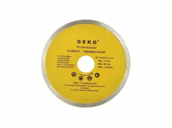 GEKO G00240 / Řezný kotouč diamantový celoobvodový / 115 x 8 x 22.2 mm (G00240)
