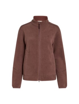 ICEBREAKER Wmns 800 RF Class Pile LS Zip, Carob (vzorek) velikost: S