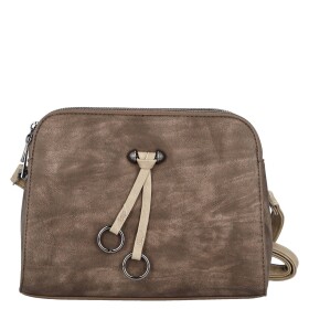 Stylová dámská crossbody kabelka Nikola, tmavě béžová