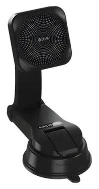Devia Smart Series magnetický držák do auta černá / Držák do auta / Bezdrátové nabíjení / Do mřížky ventilace (6938595398735)