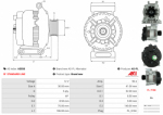 Alternátor A3058