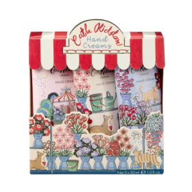 Cath Kidston Krém na ruce The Flower Market – 3 × 30 ml, multi barva, plast