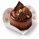 Cake star Podložka pod minidezert FLOWER bílá 4 × 4 cm 100ks