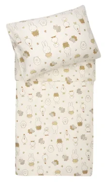 Jollein Miffy Family Farm / Povlečení / 140×100 a 40×60 cm (003-005-68156)