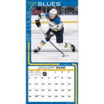 JF Turner Kalendář St. Louis Blues NHL 2026 Wall Calendar
