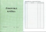 Žákovská knížka ZELENÁ pro 1. a 2. stupeň ZŠ