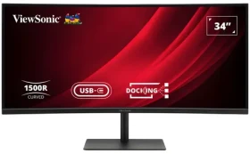 34" ViewSonic VG3419C-2 černá / VA zakřivený / 3440 x 1440 / 21:9 / 120 Hz / HDMI + DP + USB-B / RJ45 / Repro (VG3419C-2)
